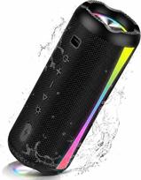 "Bluetooth" garsiakalbis, 2026 Music Box, "Bluetooth 5.4" su RGB žibintais, nešiojamasis garsiakalbis, laisvų rankų funkcija telefonui, 20 val. akumuliatorius, atsparus vandeniui pagal IP7, fantastiškas garsas, tinka naudoti lauke, sode ir sporte
