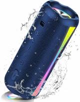 "Bluetooth" garsiakalbis, "Bluetooth 5.4" muzikos dėžutė su RGB žibintais, nešiojamasis garsiakalbis, laisvų rankų funkcija telefonui, 20 val. baterija, IP7 vandeniui atsparus, fantastiškas garsas, tinka lauke, sode ir sporte