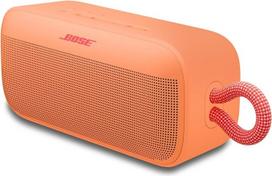 "Bose SoundLink Plus": "Bluetooth Boombox", belaidis lauko garsiakalbis su iki 20 valandų veikiančia baterija, persikų saulėlydis