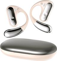 "Boytond Open Ear Bluetooth" ausinės, belaidės "Bluetooth 5.3" ausinės, su 4 mikrofonais, 40 valandų dvigubu LED ekranu, C tipo IP7 vandeniui atsparios ENC sportinės ausinės, chaki spalvos