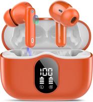 "Btootos" "Bluetooth" ausinės, belaidės "Bluetooth" 5.4 sporto ausinės su 4 mikrofonais, 40 valandų veikimo laikas, LED ekranas, ENC triukšmo mažinimas, gilaus boso ausinės darbui ir studijoms