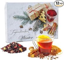 "C&T Tee" žiemos degustacinė pakuotė puikioje dovanų pakuotėje 12 x 15 g - retenybės - žiemos arbatos mėgėjams