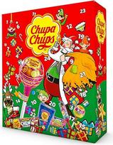 "Chupa Chups XXL" advento kalendorius 2025, Kalėdų kalendorius su 24 durelėmis, ledinukai ir kramtomoji guma, saldainiai, tinka vaikams ir suaugusiesiems, 1 x 614 g