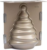 "Decora" 0075010 3D Kalėdų eglutė, neprideganti forma pyragui, geležis, juoda