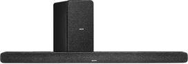 "Denon" DHT-S517 Garso juosta su žemų dažnių garsiakalbiu "Bluetooth" Dolby Digital Dolby Atmos Garso juosta televizoriui Dialogo stiprintuvas HDMI ARC Sieninis muzikos transliavimo įrenginys su HDMI kabeliu