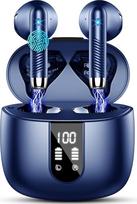 "Drsaec" "Bluetooth" ausinės, ausinės į ausis, belaidės "Bluetooth 5.3" ausinės su 4 mikrofonais, 2023 ENC triukšmo slopinimo ausinės, 48H gilus bosas, IP7 vandeniui atsparios ausinės, USB-C