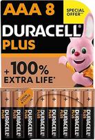 "Duracell Plus AAA" baterija (8 vnt.)