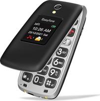 "Easyfone Prime-A1 Pro" 4G mobilusis telefonas senjorams Sulankstomas mobilusis telefonas be sutarties, didelių mygtukų mobilusis telefonas, SOS pagalbos skambučio funkcija, FM radijas, 2,4 colio HD dvigubo ekrano mobilusis telefonas senjorams, 1500 mAh b