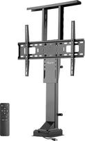 "EasyLife" - elektrinis televizoriaus pakėlimas/televizoriaus grindų stovas su nuotolinio valdymo pultu, nuo 37 iki 65 colių, VESA laikiklis iki 600 x 400, skirtas LCD/OLED televizoriams, monitoriams, ekranams, išmaniosioms lentoms (juodas)