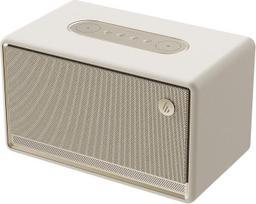 "Edifier ES300" WLAN ir "Bluetooth" garsiakalbis - 60 W "Hi-Res Audio", "AirPlay 2", LDAC, 12 val. akumuliatorius, "Multiroom", USB ir AUX, aplinkos apšvietimas, medinis korpusas, programėlių valdymas - aukščiausios klasės belaidis garsiakalbis