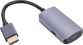 "Elprico" HDMI ir USB-C vaizdo adapteris, AR akinių koncentratorius, 4K@60Hz HDMI vyriškos ir USB-C moteriškos lyties adapteris, skirtas "XREAL One", "XREAL Air 2 Pro", "RayNeo", "Switch 2", 1, sąsajos su