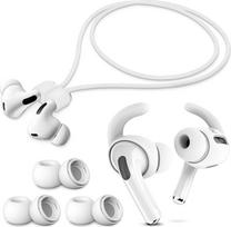 "Empire" magnetinis "Airpod" dirželis + 3 poros "Airpod Pro" ausų antgalių (vidutinio dydžio) + 1 pora minkštų silikoninių "Airpods" kabliukų, suderinamų su "Air Pods Pro 2" - "Anti-Lost" dirželis, ausų kištukų antgaliai, neslystantys ausų kabliukai