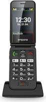 "emporia SIMPLICITYGLAM 2G" senjorų mobilusis telefonas be sutarties, mygtukinis mobilusis telefonas su pagalbos iškvietimo mygtuku, senjorų mobilusis telefonas, dideli mygtukai, paprastas valdymas, greito rinkimo mygtukai, suderinamas su klausos aparatu,
