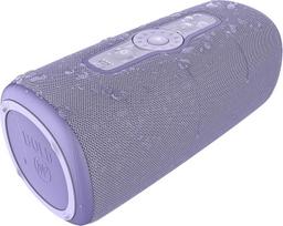 "Fresh 'n Rebel Bold M2" "Bluetooth" garsiakalbis su 24 valandų grojimo laiku, atsparus vandeniui (IP67), nešiojama "Bluetooth" muzikos dėžutė, vakarėlio režimas, garsumo valdymo žiedas, gilūs bosai, galingas garsumas (violetinė)