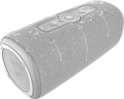 "Fresh 'n Rebel Bold M2", "Bluetooth" garsiakalbis su 24 valandų grojimo laiku, atsparus vandeniui (IP67), nešiojamoji muzikos dėžutė, "Bluetooth", vakarėlio režimas, garsumo valdymo žiedas, gilūs bosai, galingas garsumas (pilka)