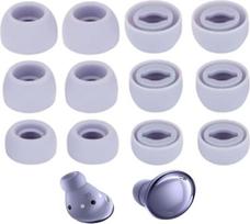 "Galaxy Buds Pro SM-R190" ausų kištukai Ausų kištukai tinka įkrovimo dėkle Minkštas silikonas, plaunamas 3 dydžiai Garso kokybė ir triukšmo izoliacija S/M/L (violetinė)