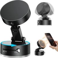 "GaoBao" magnetinis telefono laikiklis su siurbtuku, 360° pasukamas, reguliuojamas, sulankstomas, siurbtuko laikiklis, laisvų rankų magnetinis telefono laikiklis automobiliams, sporto salei, virtuvei, biurui, veidrodžiui ir pan.