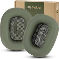 "Geekria Elite" pakaitinės avikailio ausų pagalvėlės "Apple AirPods MAX" (A2096)/MAX2 (A3184) ausinės Ausų pagalvėlės Ausų pagalvėlės Ausų pagalvėlės Remonto dalys Žalia