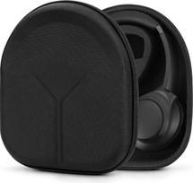 "Geekria Shield" ausinių dėklas, suderinamas su "Anker Soundcore Q11i", "Life Q20", "Life Q30", "Life Q30", "Space Q45" ir kitais - pakaitinis kietas kelioninis dėklas su kabelių laikymo vieta (juodas)