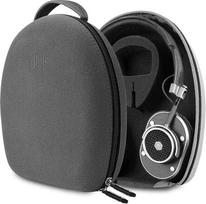 "Geekria Shield Case" dėklas, suderinamas su "B&O Play HX", "Portal", "H9i", "JBL Tune760NC/710BT/700BT" ausinėmis, pakaitinis kietas kelioninis krepšys su kabelio laikymo vieta (mikropluošto pilka)