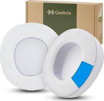"Geekria Sport" aušinamojo gelio pakaitiniai ausinių įdėklai, skirti "SteelSeries Arctis Nova Pro Wired", "Nova1", "1P", "1X", "Nova3", "3P", "3X", "Nova4", "4P", "Nova5", "5P", "5X", "Nova7", "7P", "7X" ausinėms (balti/pilki)