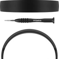 "Geekria" plastikinis galvos juostos padas, suderinamas su "Beats Studio Pro" ausinėmis, keičiama juosta, remonto dalis (juoda)