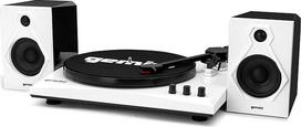 "Gemini TT-900 - WHITE" | Gramofonas su garso sistema - "Bluetooth" - užbaigta sistema, TT-900BW, baltas