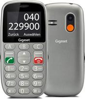 "Gigaset GL390" GSM mobilusis telefonas be sutarties senjorams (su SOS funkcija, patogia įranga, 2,2 colio spalvotu ekranu, mobilusis telefonas su ypač dideliais viengubais klavišais, kad būtų lengva valdyti) titano-sidabro spalvos