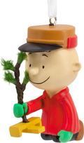 "Hallmark" Čarlio Brauno kabantis papuošalas, "Peanuts" komiksų eglutės dekoracija, dervos kabantis papuošalas, kalėdinis kabantis papuošalas, dovanos Kalėdoms