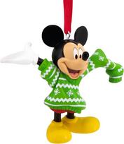 "Hallmark" Peliukas Mikis ir per didelis megztinis ornamentas "Disney" medžio puošmena "Disney" kabantis ornamentas Kabantys ornamentai Dovanos Kalėdoms