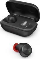 "Hama Spirit Chop" "Bluetooth" ausinės (vidinės ausinės su mikrofonu, tikros belaidės ausinės su įkrovimo stotele, IPX 4, veikimo laikas 16 valandų, belaidės ausinės su balso valdymu, "Siri", "Google") Juodos spalvos