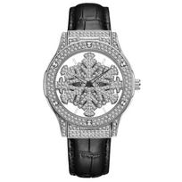 Moteriškas snaigės laikmačio vandenį atsparus riešo laikrodis - Naujiena Black Watch Opener