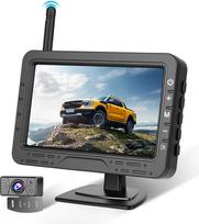 "Hikity" 4,3 Zoll kabeliuose esanti universali riedėjimo kameros sistema mini automobiliams, furgonams, visureigiams, pikapams, priekaboms ir automobiliams su įjungta riedėjimo kamera (IP68) DIY-Rasterlinien Weitwinkel