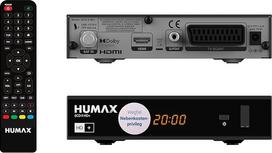 "Humax Digital Eco II HD+" palydovinis imtuvas, DVB-S2 (HDTV, USB, mažas energijos suvartojimas, HDMI ir SCART) su HD+ kortele 6 mėnesiams, juodas