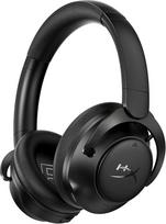 "HyperX Cloud Mix 2" belaidės triukšmą slopinančios ausinės žaidimams Muzika skambučiams "Bluetooth 5.3" arba USB-C 110H baterija Juoda