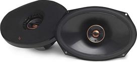 "Infinity Reference 9632ix" 3 kanalų koaksialinis garsiakalbis 6x9 colių, 100 W RMS, 300 W pikinis, 3Ω True 4 Ohm, 94 dB, plius vienas polipropileno žemų dažnių garsiakalbis, minkštas kupolo aukštų dažnių garsiakalbis, super aukštų dažnių garsiakalbis, ai