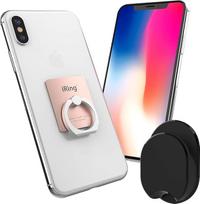 "iRing Premium Style Ring" žiedas išmaniojo telefono laikiklis "iPhone 6/6Plus/6S", "Galaxy 5/S6/Note", "Sony Xperia Z5", "LG G4/Nexus 5X", "Huawei G8/P8", "HTC One A9/M9/Desire Rose Gold", "Huawei G8/P8", "HTC One A9/M9/Desire Rose Gold".