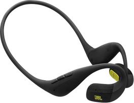 "JBL Endurance Pace" atviros sportinės ausinės su "Bluetooth", 10 valandų veikianti baterija, lengva titano atminties vielos kaklo juosta, IP68 apsauga nuo vandens ir dulkių, "JBL OpenSound" technologija, juodos/laimo spalvos