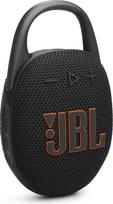 "JBL Clip 5" - itin nešiojamas, vandeniui ir dulkėms atsparus "Bluetooth" garsiakalbis, integruotas karabinas, iki 12 valandų veikimo, pagamintas iš dalies iš perdirbtų medžiagų (juodas)