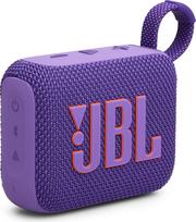 "JBL Go 4" - violetinės spalvos - nešiojamasis "Bluetooth" garsiakalbis su "JBL Pro" garsu, giliais bosais ir "Playtime Boost" funkcija - atsparus vandeniui ir dulkėms - veikia 7 val.