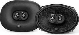 "JBL Stage3 968M" 6 x 9 colių 3 kanalų koaksialinis automobilinis garsiakalbis su apsauginėmis grotelėmis, 80 W RMS ir 640 W maksimali galia, 4 omų varža, optinio pluošto membrana su PEI aukštų dažnių garsiakalbiu giliems bosams ir automobilio garso siste