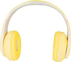 "Jectse" "Bluetooth" ausinės, triukšmo mažinimo, belaidės žaidimų ausinės, sulankstomos, "Bluetooth" ausinės per ausis su RGB žibintais vaikams, suaugusiesiems, mergaitėms, berniukams (geltonos spalvos)