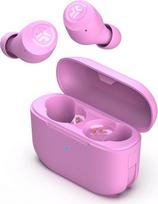 "JLab Go Air Pop In Ear" belaidės "Bluetooth" ausinės, tikros belaidės ausinės, 32+ valandų trukmės ausinės, belaidės ausinės, ausinės su mikrofonu, USB įkrovimo dėžutė, dviguba jungtis, EQ3 garsas, rožinės spalvos