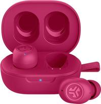 "JLab JBuds Mini In-Ear" belaidės "Bluetooth" ausinės, tikros belaidės ausinės, 20+ valandų veikiančios ausinės, belaidės ausinės, ausinės su mikrofonu, įkrovimo dėžutė, dviguba jungtis, EQ3 garsas, rožinės spalvos