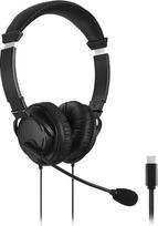 "Kensington Hi-Fi" USB-C ausinės su mikrofonu (K97457WW), juodos spalvos
