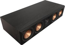"Klipsch Reference Premiere RP-504C II" centrinio kanalo namų kino garsiakalbis su atnaujinta "Tractrix" rago ir prievado technologija bei 5,25 colio žemų dažnių garsiakalbiu, užtikrinančiu krištolo skaidrumo "Ebony" dialogą