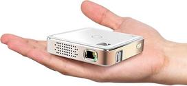 "Kodak Ultra Mini" nešiojamasis projektorius - 1080p HD LED DLP įkraunamas pikoprojektorius - 80 colių ekranas, įmontuotas garsiakalbis - HDMI, USB ir "Micro SD" - suderinamas su "iPhone iPad", "Android" telefonais ir įrenginiais