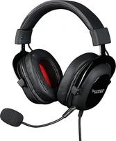 "Konix Drakkar Kabelgebundenes Bodhran Pro Gaming-Headset für PC" - 53 mm Lautsprecher - Abnehmbares Mikrofon - 2,5 m Kabel - Schwarz