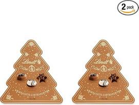"Lindt" šokoladiniai kalėdiniai pralinksmėjimai eglutėje | 100 g šokolado | Šokoladas Kalėdoms | Šokoladinė dovana (2 vnt.)