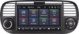 "Linux" automobilinis radijo imtuvas "Flash Start" "Fiat 500" 2007-2015 m. | Plug & Play | Wireless CarPlay/Android Car/Bluetooth/FM/AM/RDS/USB | DSP 100W | Juoda